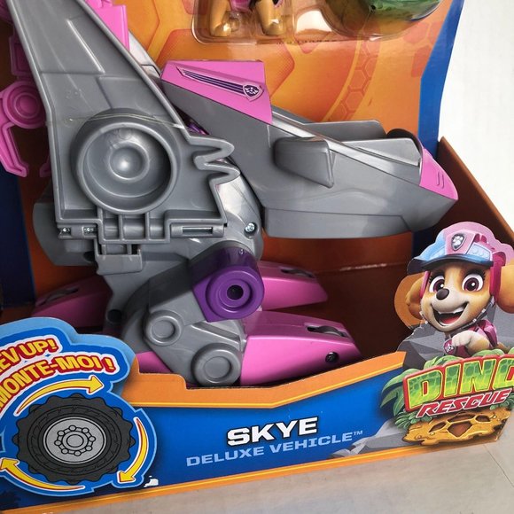 Nickelodeon Paw Patrol Skye Deluxe Vehicle Dino - Picture 3 of 4